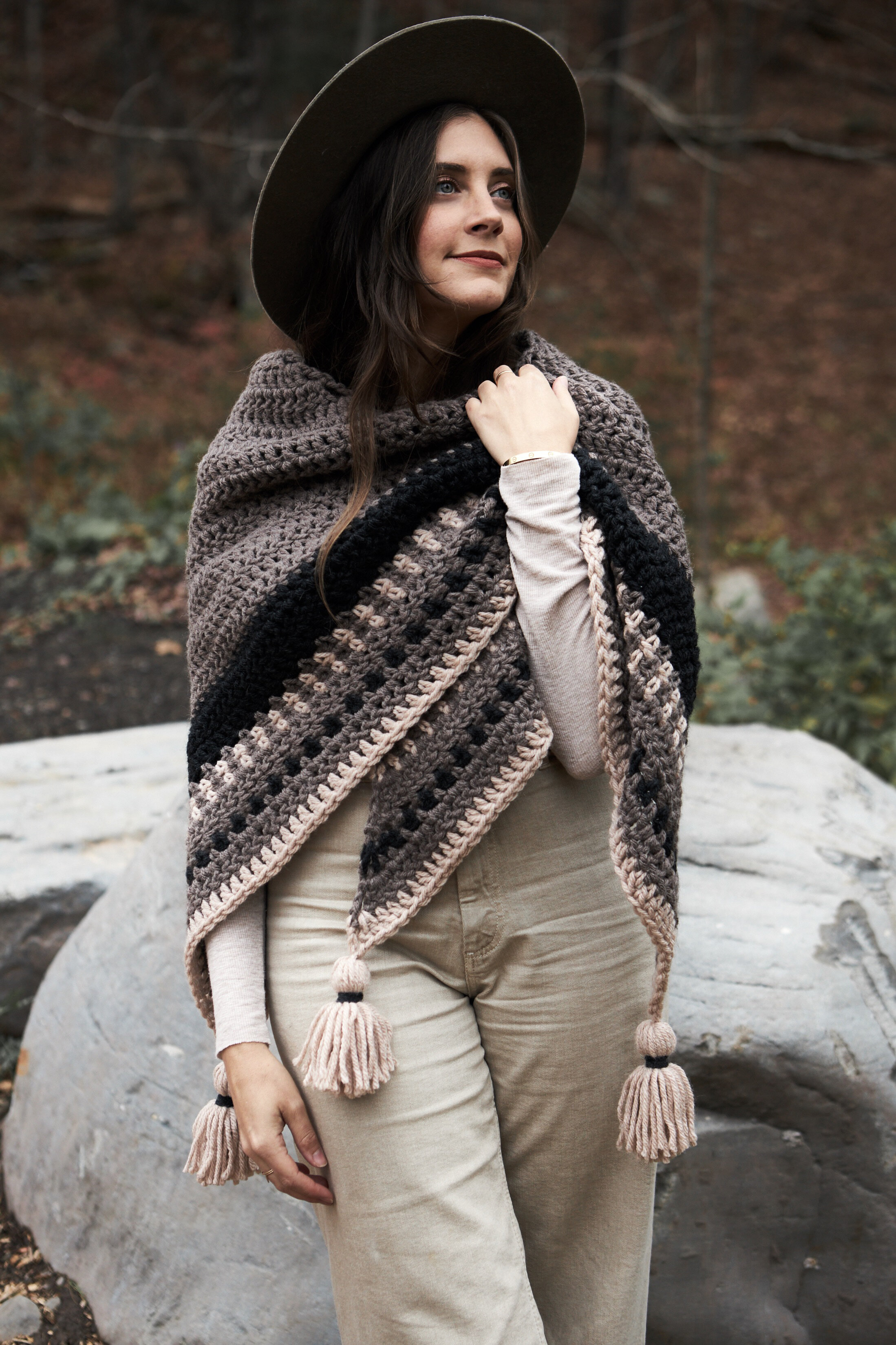 Highlands Wrap Crochet Pattern — Two of Wands